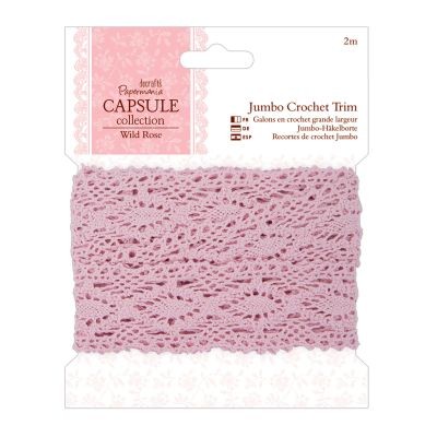 Papermania Capsule Wild Rose Jumbo Crochet Trim