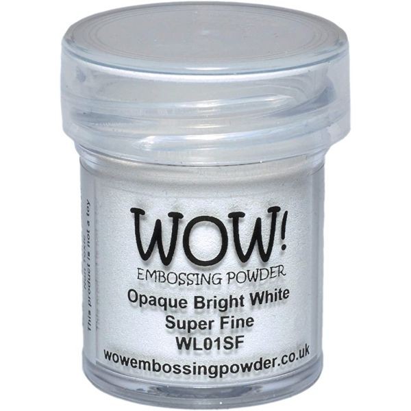WOW! Embossing Powder Opaque - Bright White Superfine