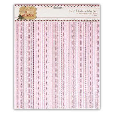 Papermania Home for Christmas Self-Adhesive Fabric Sheet Stitche