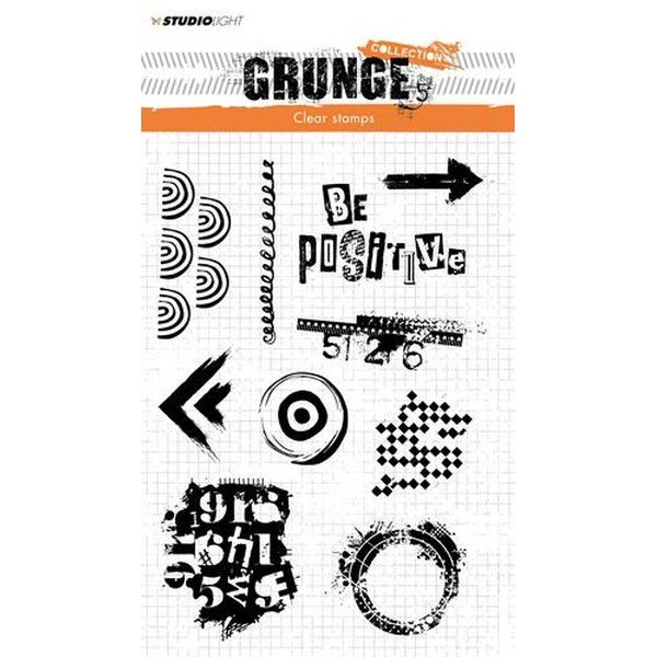 Studio Light Grunge Collection Clearstamps A5 No. 362