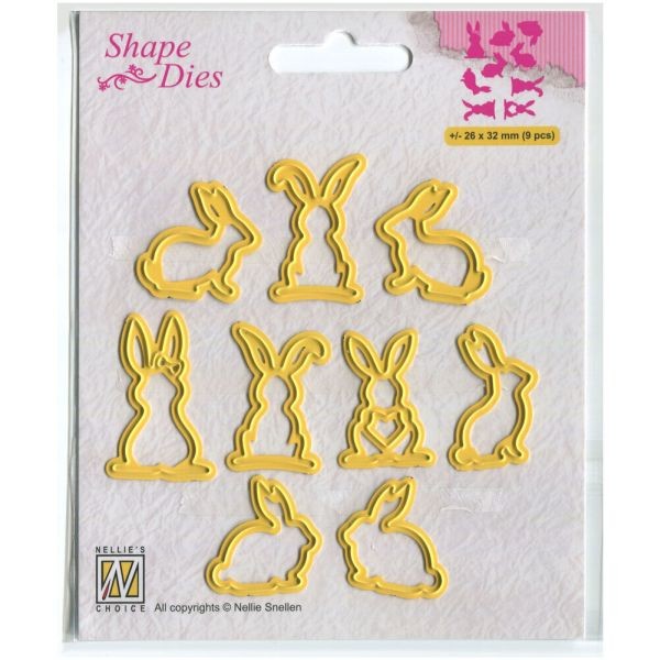 Nellie´s Choice Shape Dies Continue Collection of Hares I