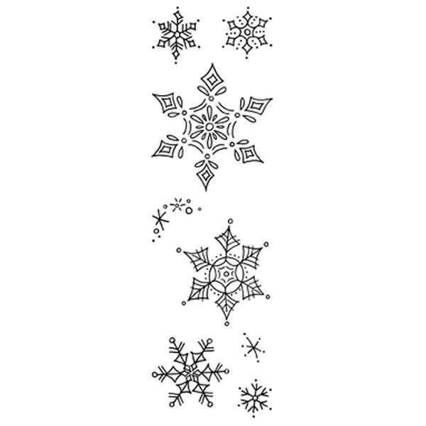 Stampendous Fran´s Clearstamps Snowflake Symphnony