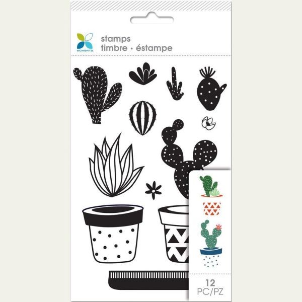 Momenta Clearstamps Build Your Own Cactus