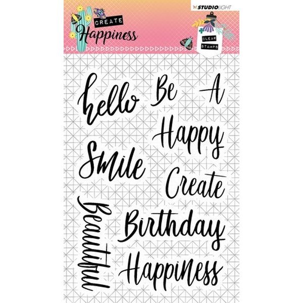 Studio Light Create Happiness Clearstamps No. 346