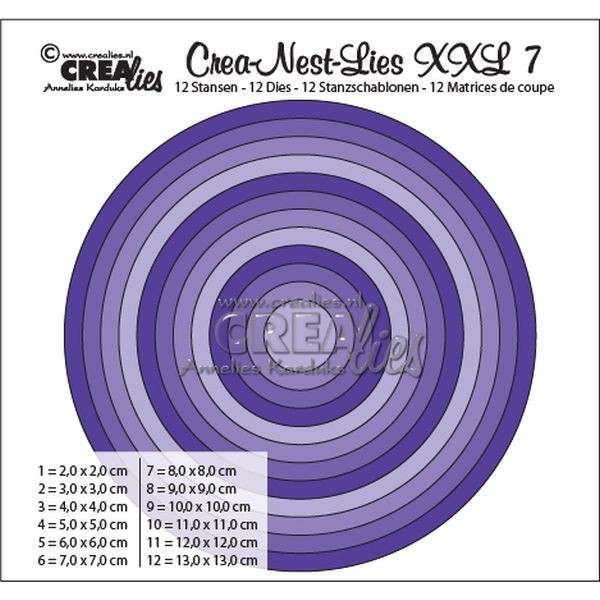 CreaLies Crea-Nest-Lies XXL No. 07 Basic Circles