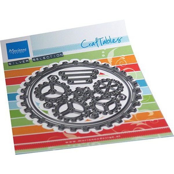 Craftables Silver Edition Gears Doily