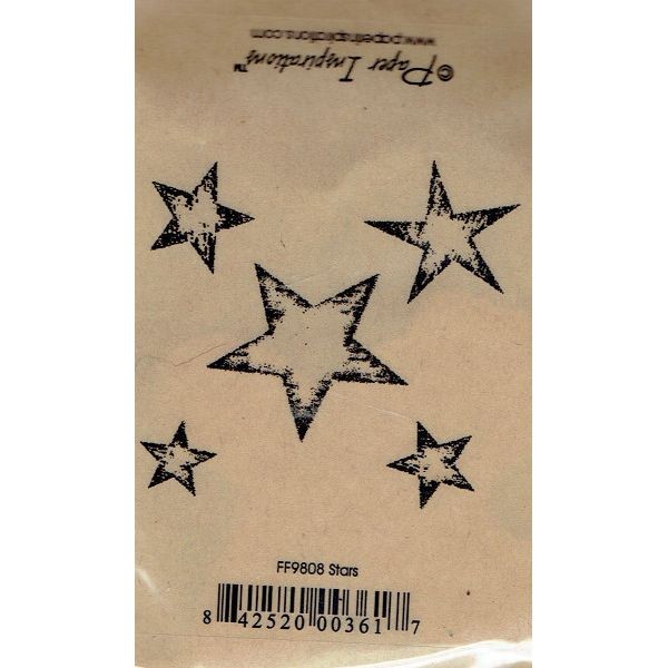 Paper Inspirations Clingstamp Stars