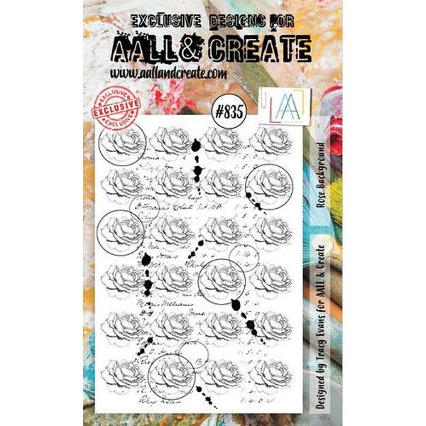 AALL & Create Clearstamps A6 No. 835 Rose Background