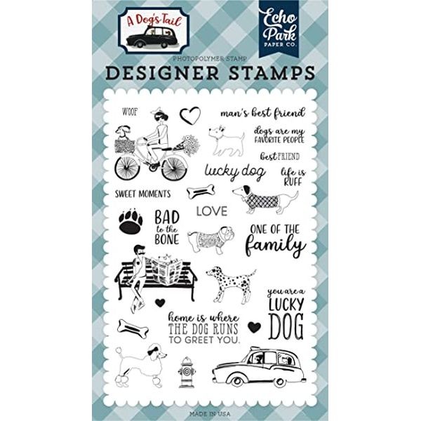 Echo Park Lucky Dog Designer Stamps
