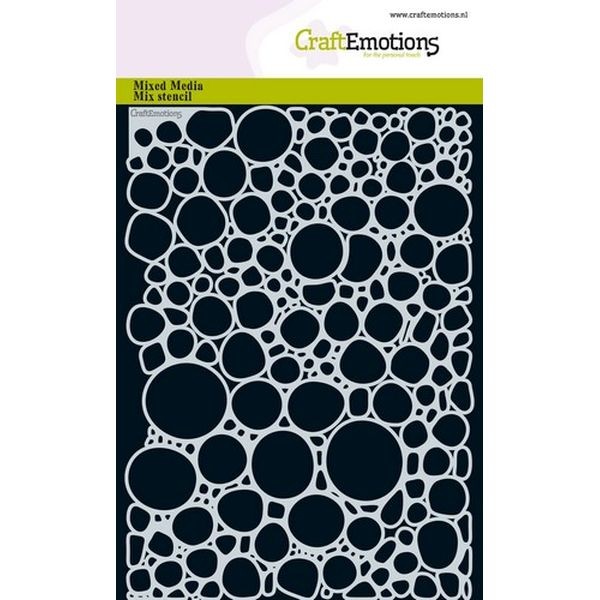Craft Emotions Mask Stencil Water Bubbles I