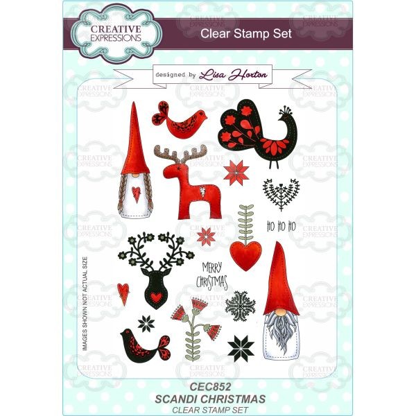 Creative Expressions Clearstamps Scandi Christmas